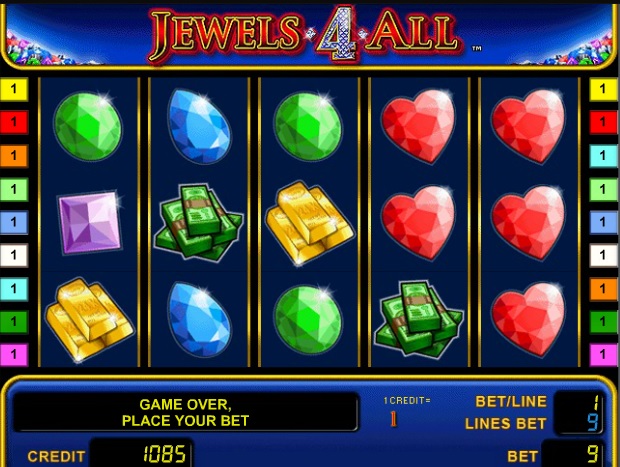 игровые аппараты jewels 4 all